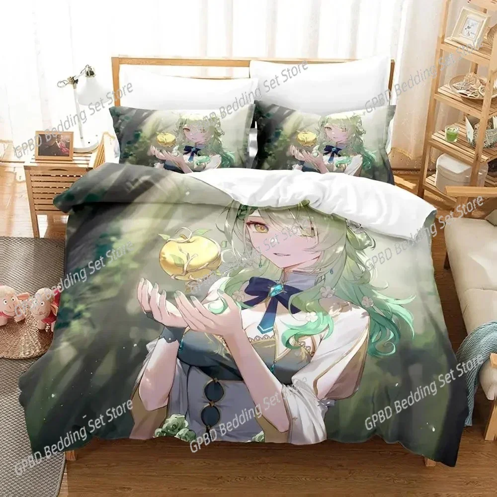 

Аниме Ceres Fauna Ch. Комплект постельного белья hololive-EN, мягкие современные покрывала для спальни, удобный пододеяльник, пододеяльник и наволочка