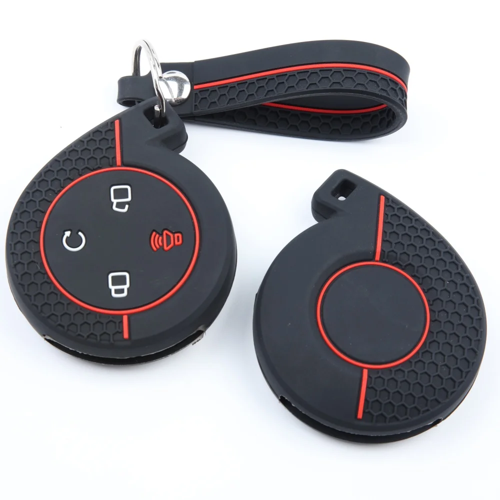 Silicone Car Remote Key Case Cover Bag For Great Wall Mountains Seas POER Truck GWM P Series Pickup 2023 Keychain Accessories