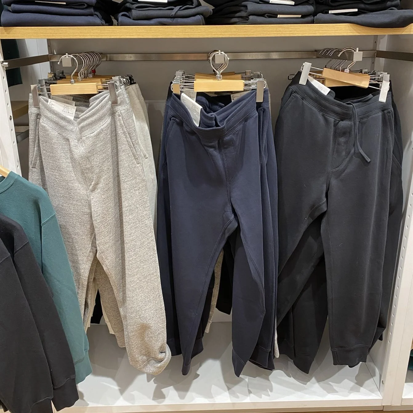 Unisex Knitted Sporty Casual Trousers High Waist Long Pants Drawstring Cuffed Sweatpants Loose Fit Youthful Style  Color