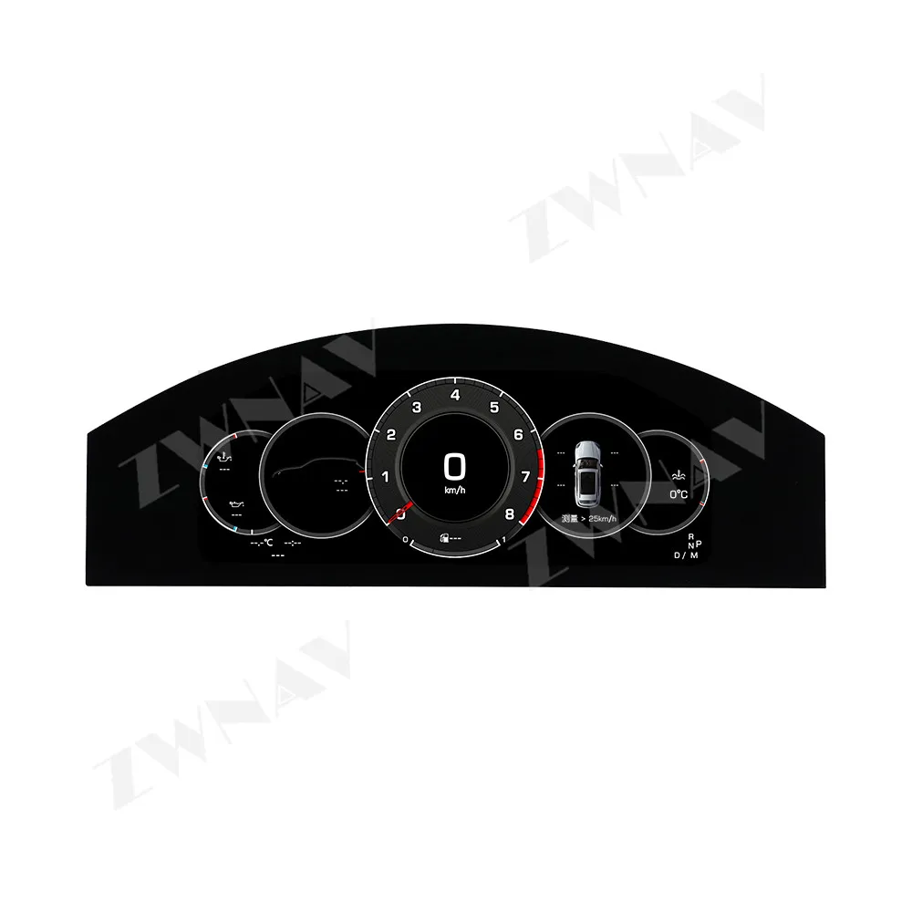 

12,3 "для Volkswagen Phaeton 2004-2015 ЖК-дисплей приборной панели цифровой кластер умные датчики измеритель скорости