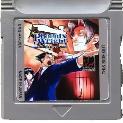 Phoenix Wright Ace Attorney : Case 1 GB Game Card Random Case