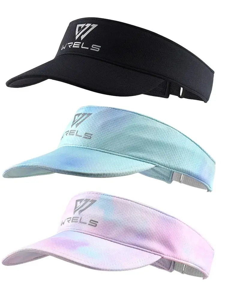 AliExpress UK WRELS Sun Protection Sports Visor Cap Breathable Quick-Drying Empty Top Hat Foldable Lightweight Bicycle Travel Golf Hat