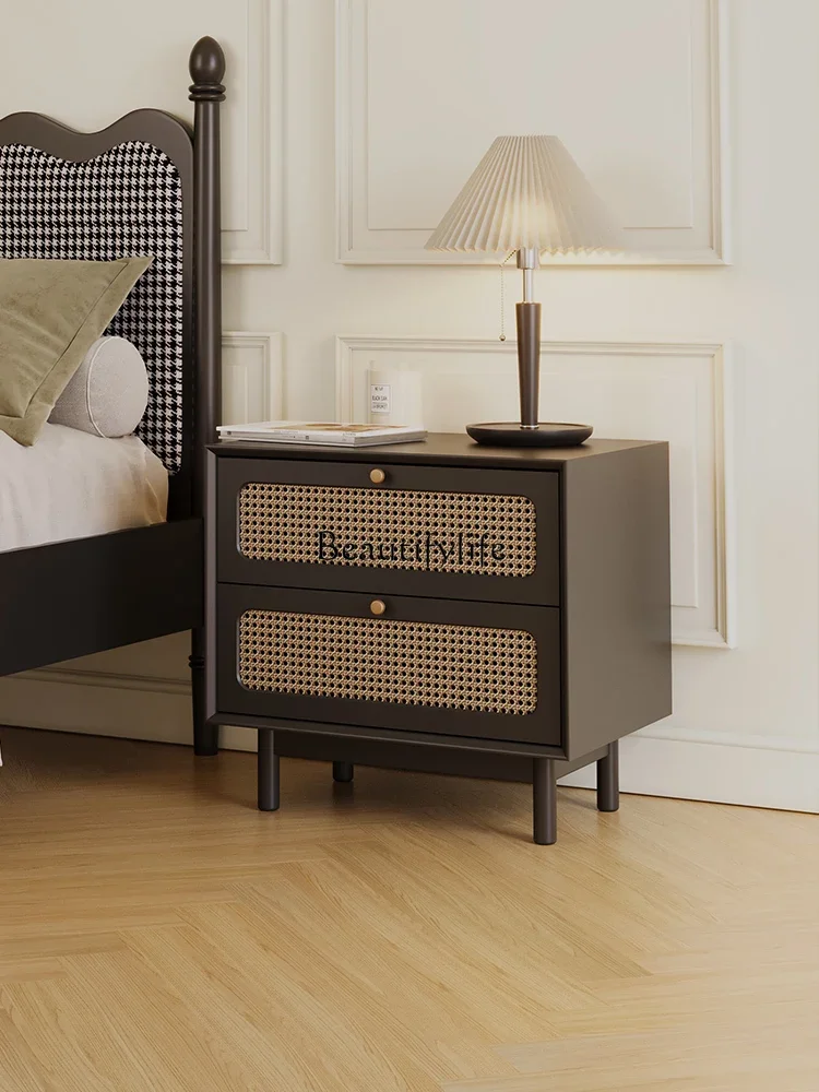 

ls 04French retro wind bedside table household bedroom bedside table