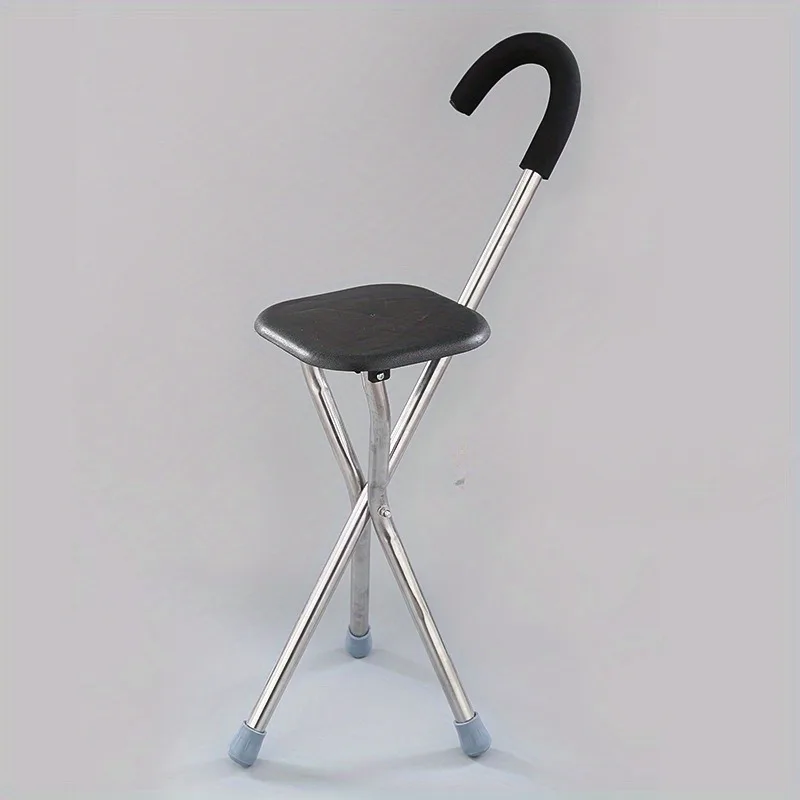 Tabouret Pliant Portable avec Trépied à 3 Pieds, Design Réglable, observateur, Mobilier d'Extérieur Simple et Senior, 1 Pièce