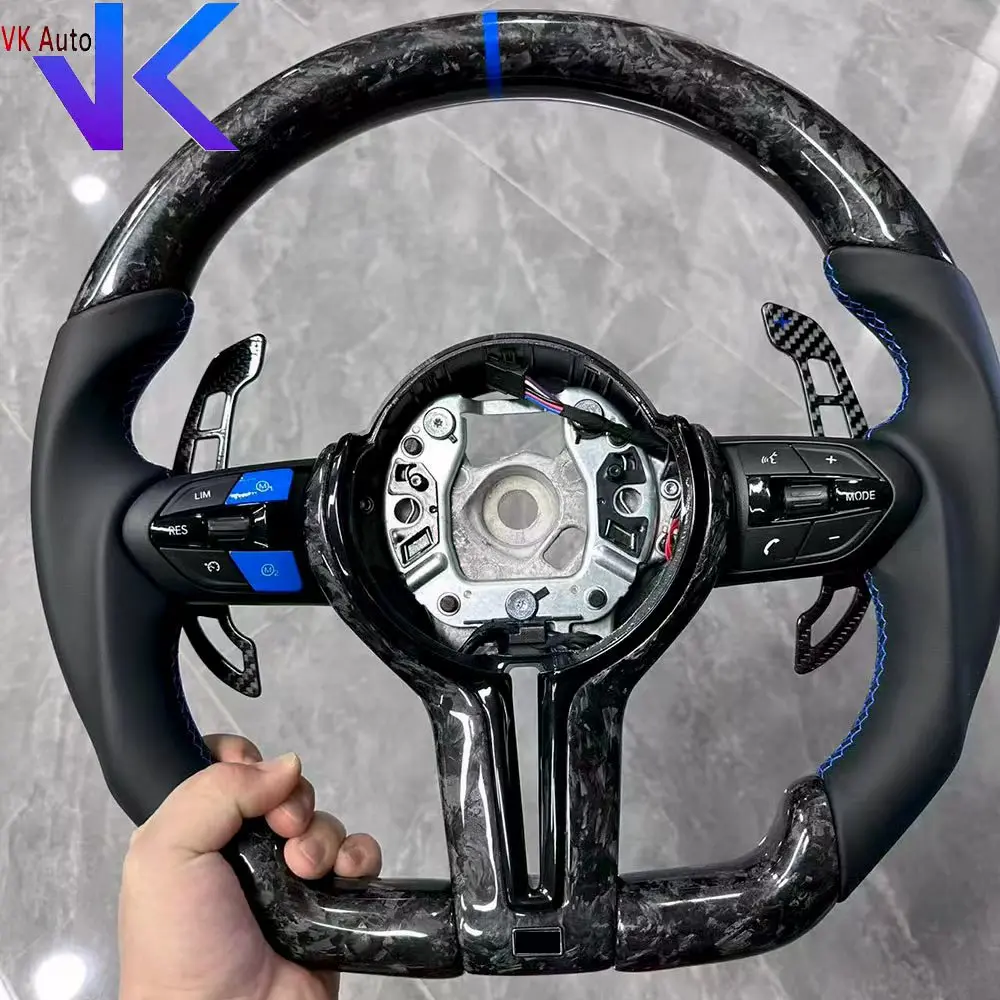 

Для BMW Fog Blue Углеродное волокно Модернизация рулевого колеса Многофункциональная кнопка Для BMW F30 F20 F22 F23 F33 F34 F48 M1 M3 M5 M6