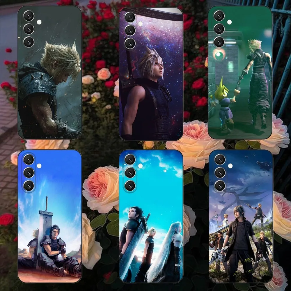 F-Final F-Fantasy Phone Case For Samsung Galaxy A13,A21s,A22,A31,A32,A52,A53,A71,A80,A91 Soft Black Cover