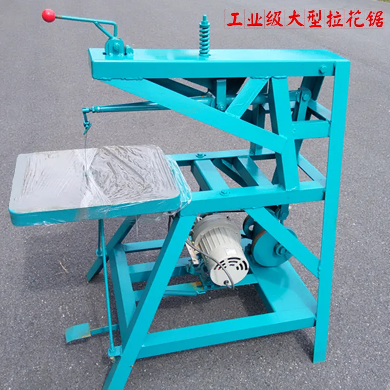 Large electric flower saw desktop wire carving saw curve woodworking carving flower machine wire curve