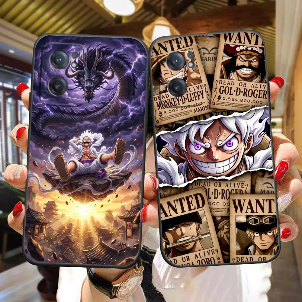 One P-Piece Luffys Gear 5 Phone Case For iphone Apple 17 AIR 17E 16E 16 15 14 13 12 11 Pro Max XR 8 7 Plus TPU Case Shell Cover