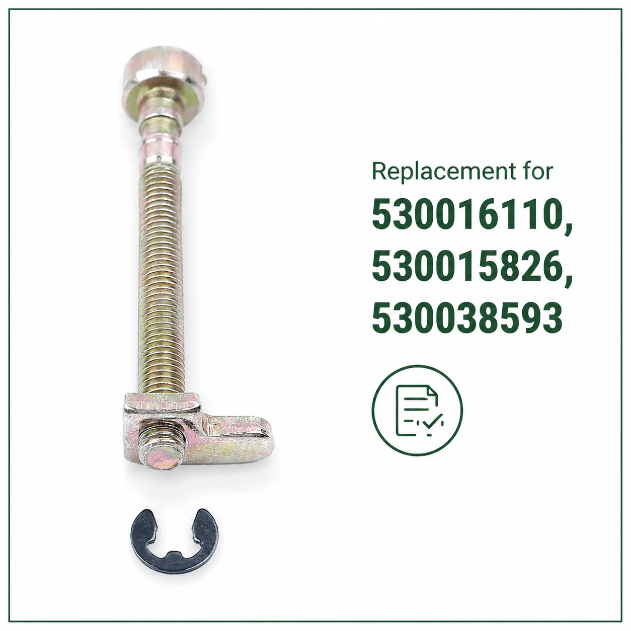 Chain Tensioner Screw For Poulan 285 305 335 2800 3100 3350 3450 3600 3750 PP295, Fits Husqvarna 36 41 136 137 141 142, 3 Pack
