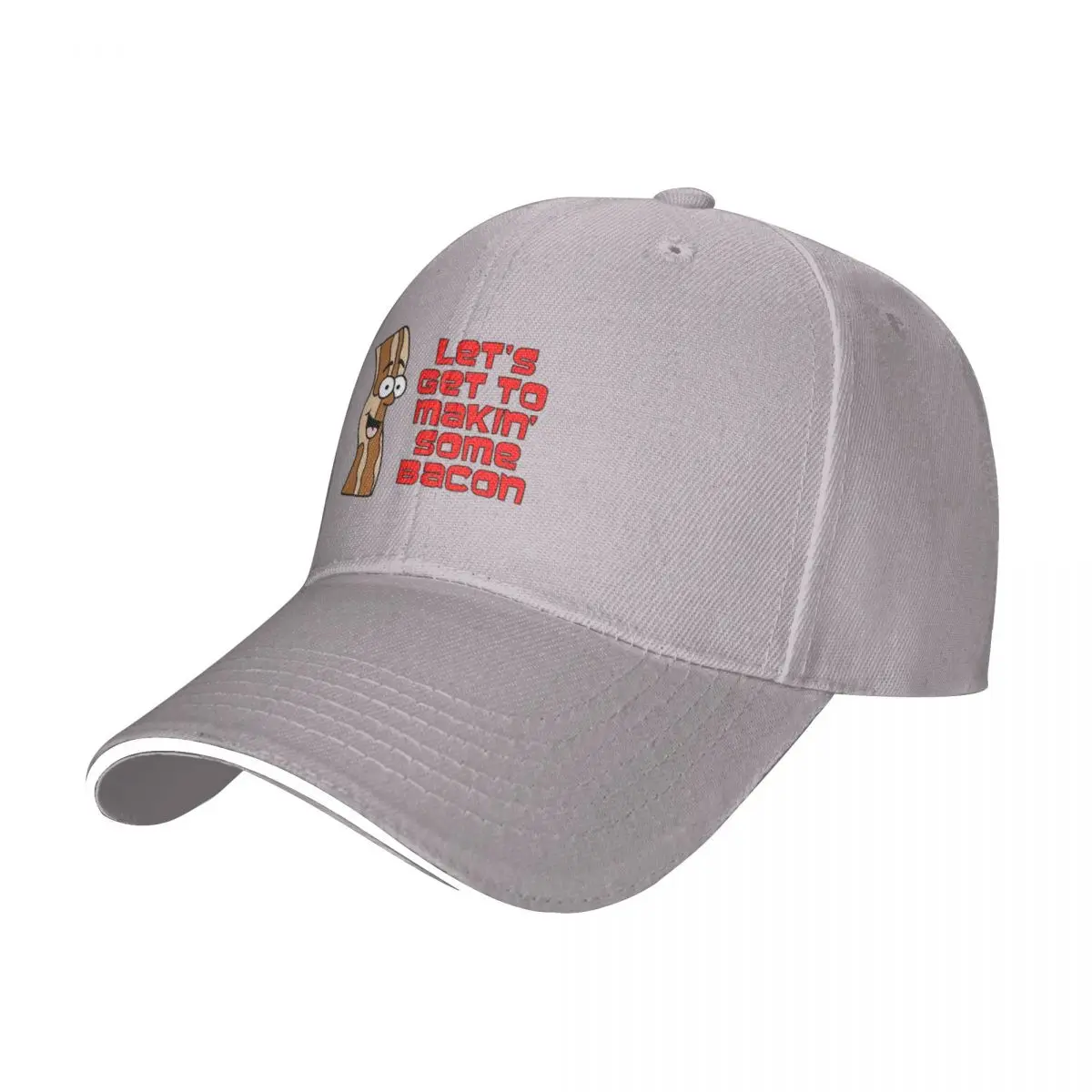 

Let's Get To Makin' Some Bacon Cartoon Cap Baseball Cap rave women's hats for the sun Men's