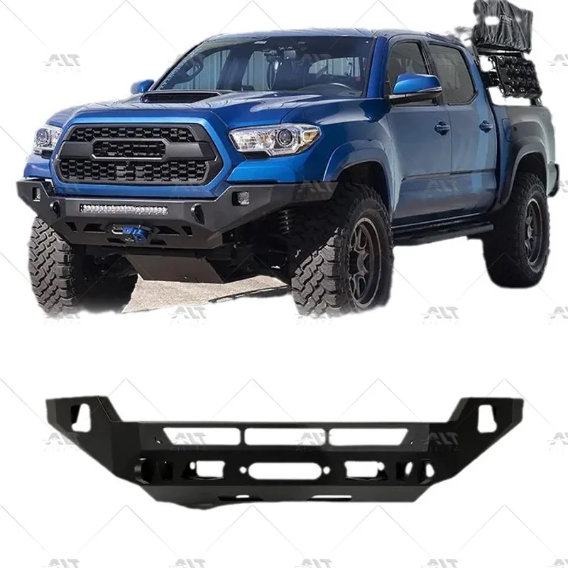

Factory Direct Aluminum Alloy Front Bumper Off-Road Bumper Modified Bumper Bull Bar For 2016-2023 Toyota Tacoma Accessories