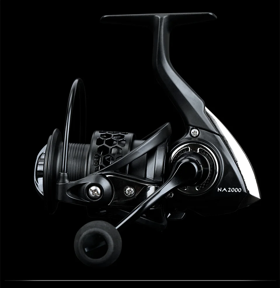 TSURINOYA Spinn-Angelrolle NA 2000 3000 4000 5000 Leistung 6–12 kg Geschwindigkeitsverhältnis 5,2:1 Leichter Stream Tout Bass-Spinnrad – Detail 16