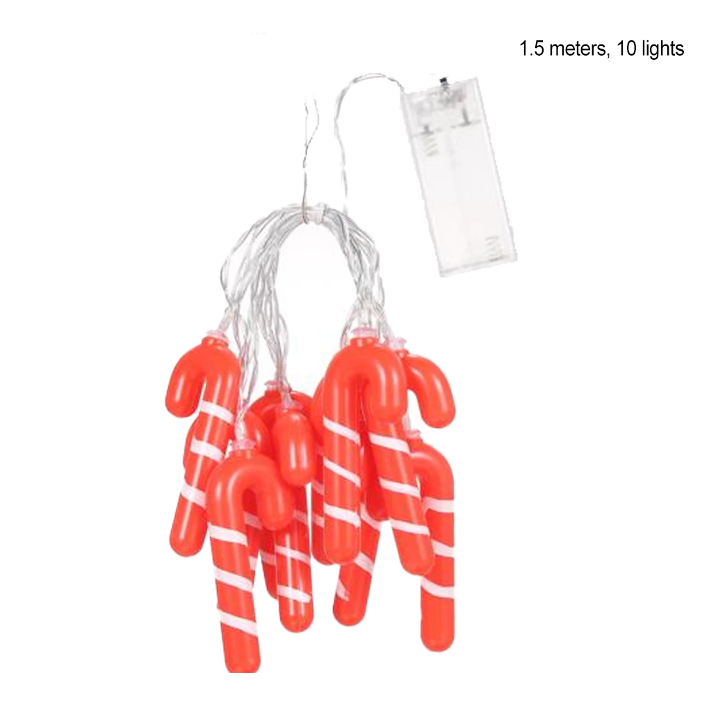 Christmas J Shaped Light String Strip Lamp Flexible Decoration Ornament