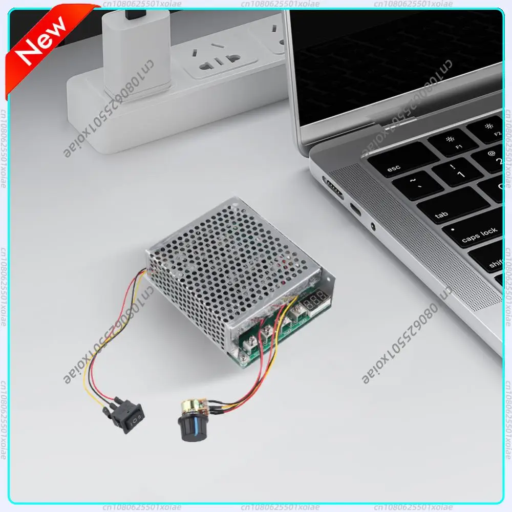 Regulating Current DC Speed Controller DC 10-55V Digital Motor Speed Regulator 12V 24V 48V Forward/Reverse Electronic Components
