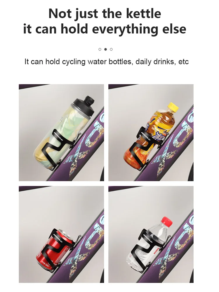AliExpress NONE Bicycle Aluminum Alloy Durable Stable Water Bottle Holder Universal Water Cup Holder Outdoor MTB Road Mountain Bike Accessories