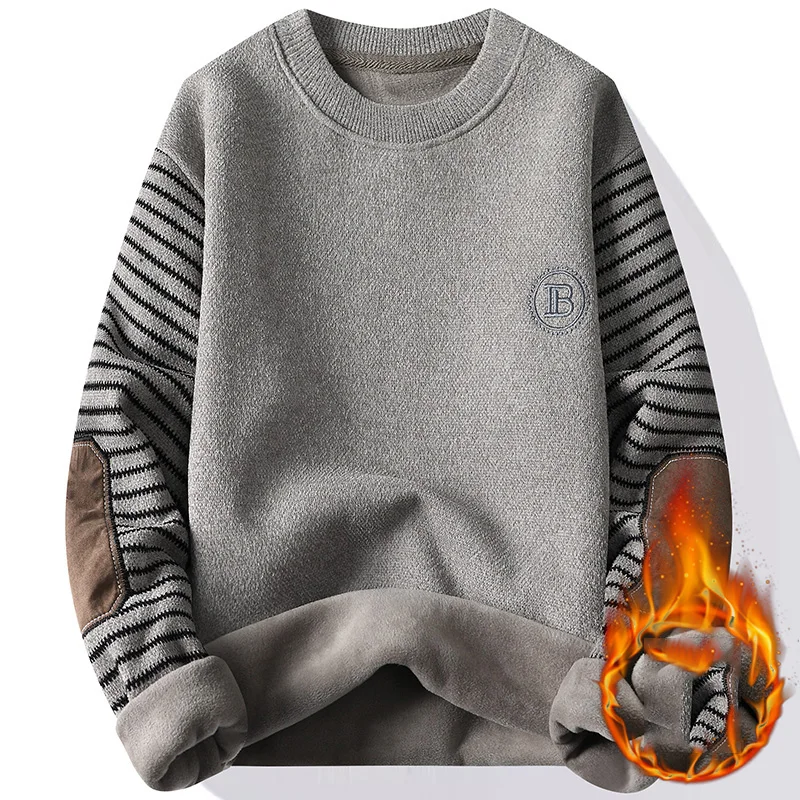 Pullovers Sweater For Men Men's Clothing Men's Sweat-shirt Spring Casual Streetwear Knit Autumn Fashion Hombre Warm Solid Male