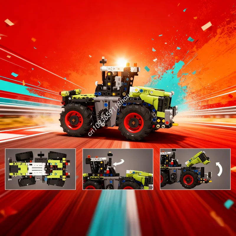 

553pcs MOC CLAAS XERION TRAC VC Technical Model Building Christmas Gift Blocks Construction Assemble Toy Creative Idea Birthday