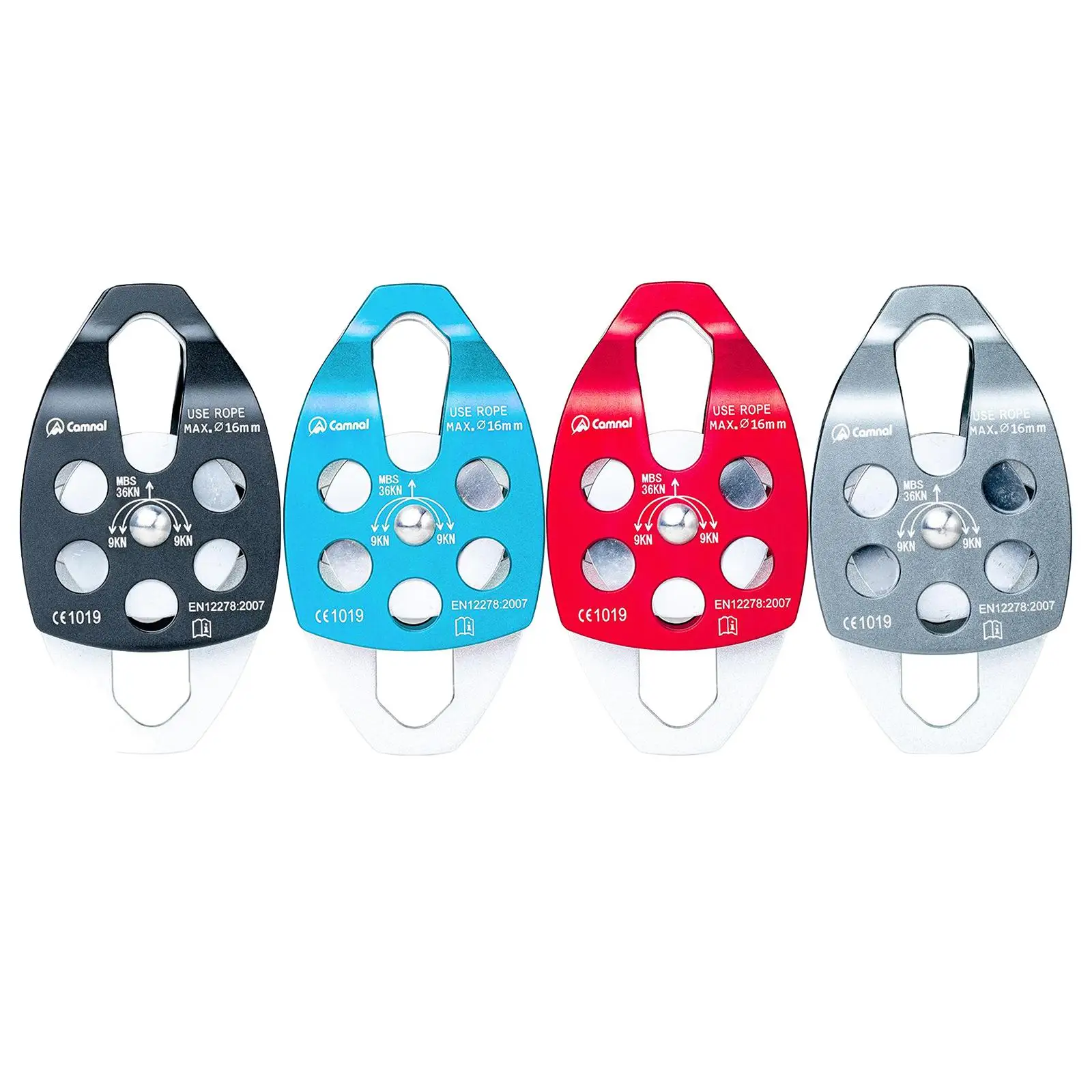 

Сверхмощный двойной мобильный шкив 36KN для тросов диаметром 15 мм