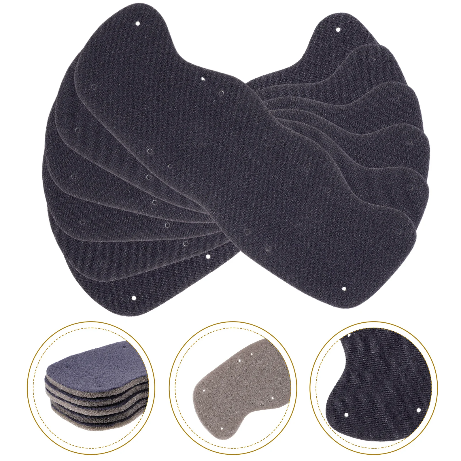 

6 Pcs Sweat-absorbing Cap Lining Welding Hat Bands Hard Front Sweatband for Reusable Safety Sweatbands Worker