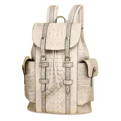 2023 new arrvial natural real leather backpack PDD004