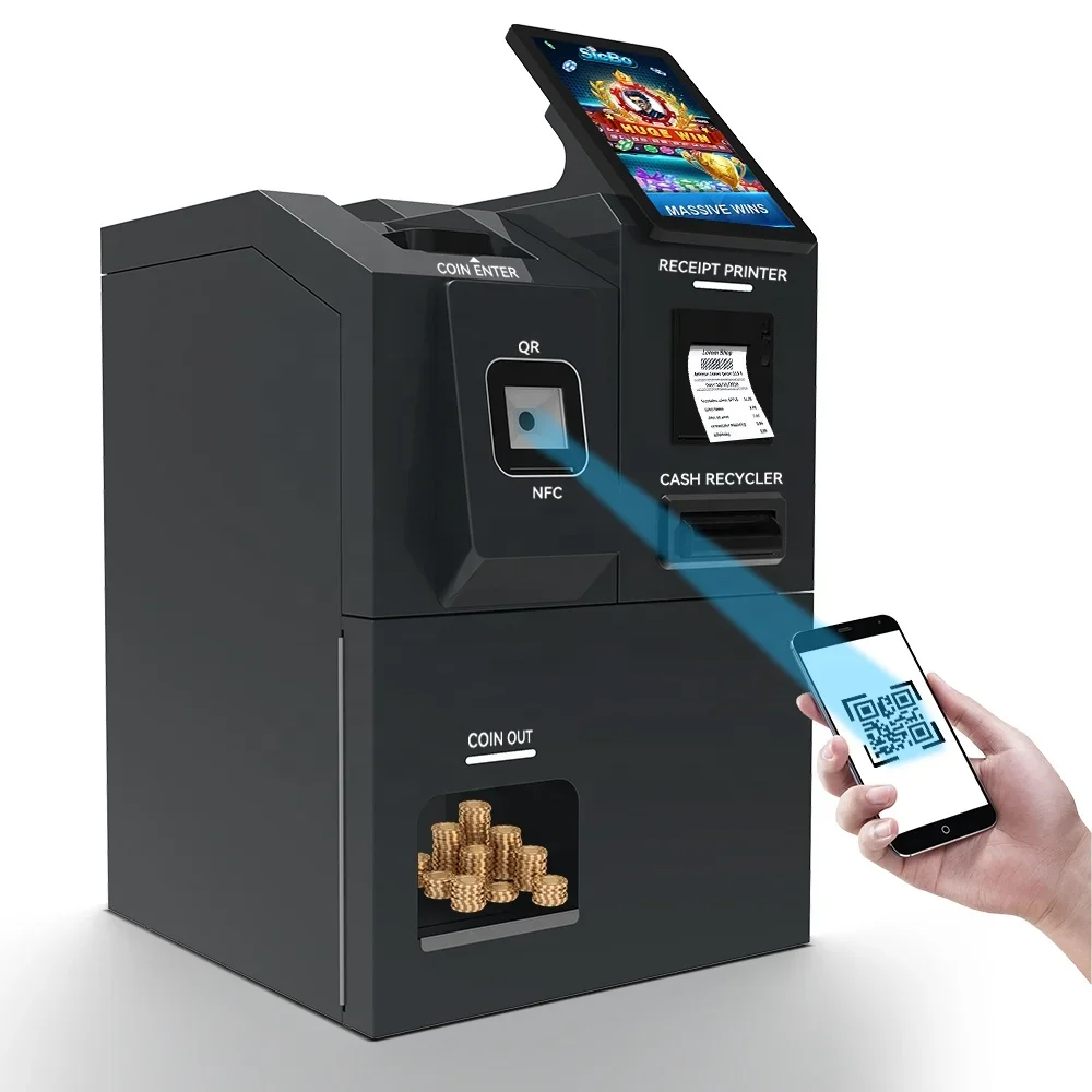Self-service Inquiry All-in-one Machine Touch Screen Kiosk With Printer