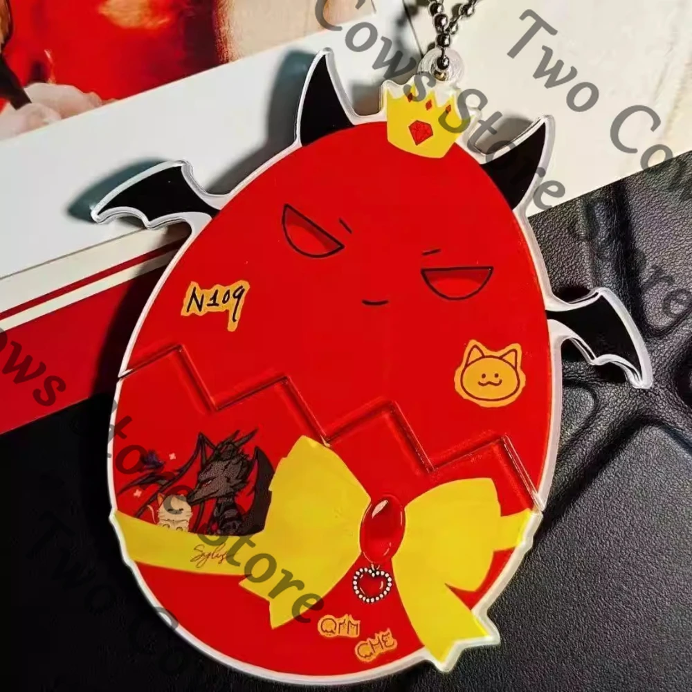 

Love and Deepspace Sylus Stretch Pendant Keychain High Appearance Level Blue Quadratic Element Cartoon Ambitus New Style