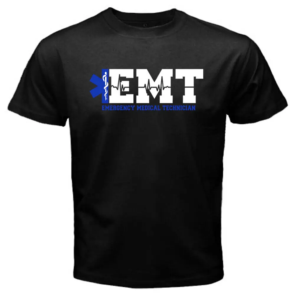 EMT Emergency Medical Technician Men's T-Shirt Short Sleeve Casual 100% Cotton Shirt