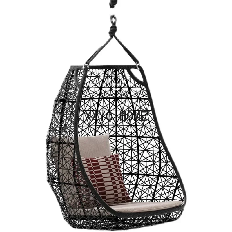 

Nordic Outdoor Courtyard Garden Swing Rocking Chair Indoor Balcony Leisure Rattan Chair