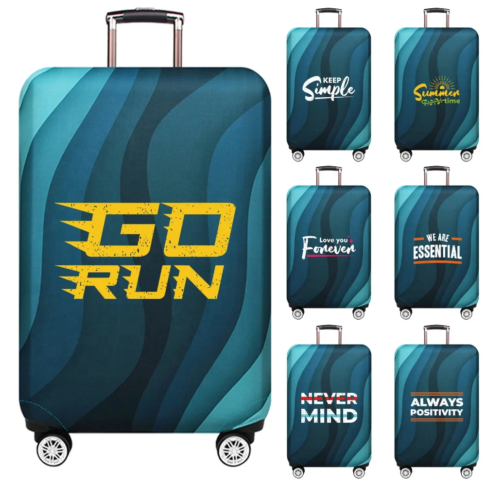 

Luggage Cover Suitcase Cover Protector Suitcase For 18-32 Inch Luggage Stretch Phrase Pattern Travel Accessories