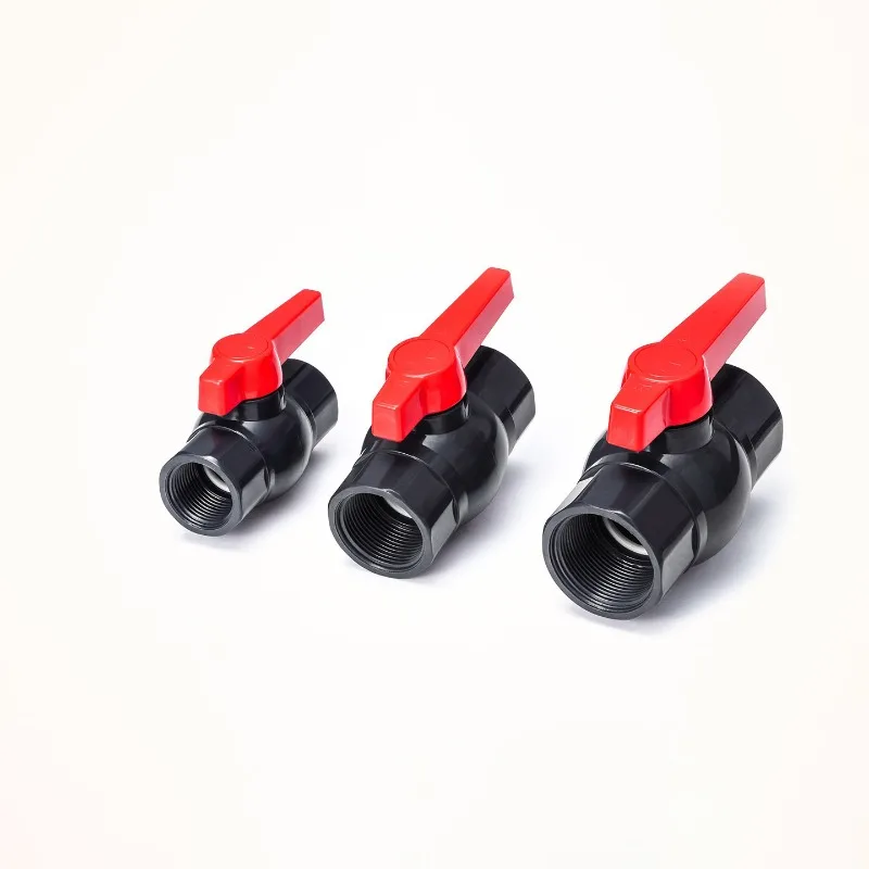 1PC 1/2,3/4,1,1.2,1.5,2 Inch PVC Pipe Female Thread Valve Aquarium Garden Irrigation Ball Valve Fish Tank  Water Pipe Valve