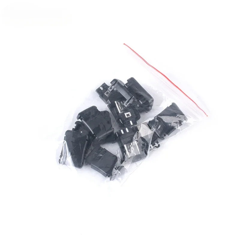 10pcs MICRO USB socket three-piece set Buckle welded wire interface Female head male head 5pcs