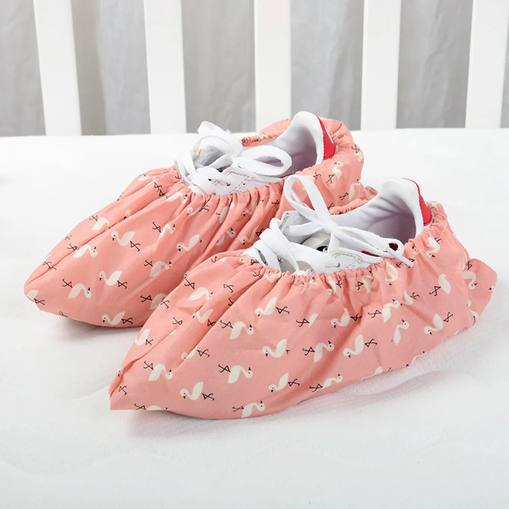 

3Pairs Non-Slip Breathable Shoes Cover Washable Reusable Floor Wiper Protector Dust Proof Comfortable Home Shoes Cover