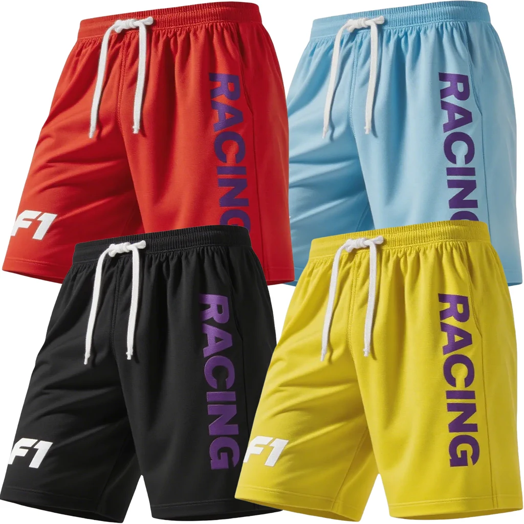 

New Adult Fashionable Printed Shorts Fast Drying Breathable Comfortable Loose Shorts Y2K Lightweight Luxury Motorcycle Shorts