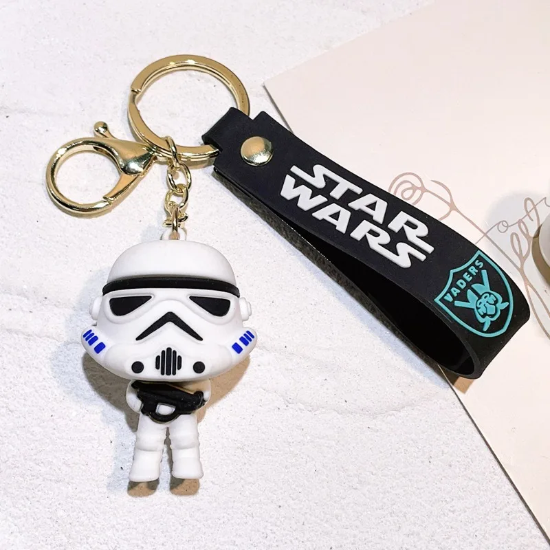 chaveiro-de-silicone-3d-star-wars-com-alca-de-pulso-figuras-de-darth-vader-yoda-stormtrooper-chewbacca-luke-e-leia-para-chaves-de-carro