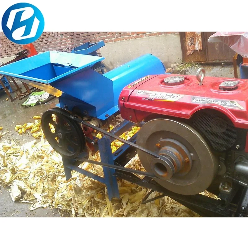 high sheller rate diesels engine power maize dehuller peeling and sheller