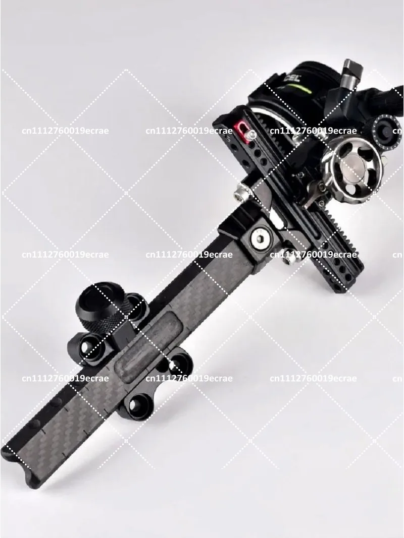 Composite Bow Single Needle Sight with Magnifying Glass, Blue German Lens, Archery Bow Sight for Hunting Target Shooting