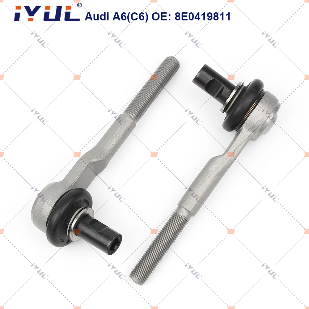 A Pair Front Outer Steering Tie Rod Ends For Audi A4 B5 B6 B7 A6 C6 C5 Seat EXEO ST SKODA SUPURB VW PASSAT 4F0498811A