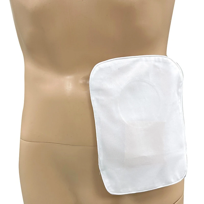 Washable Wear Universal Ostomy Abdominal Stoma Care Accessories One-piece Ostomy Bag Pouch Cover Health Care Accessory