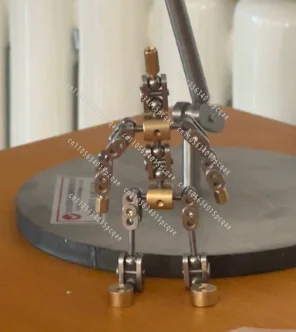 DIY Not-Ready-Made Animation Studio Armature Kit for Stop Motion Puppet with Silicone Hands Stop-motion Animation Metal Skeleton