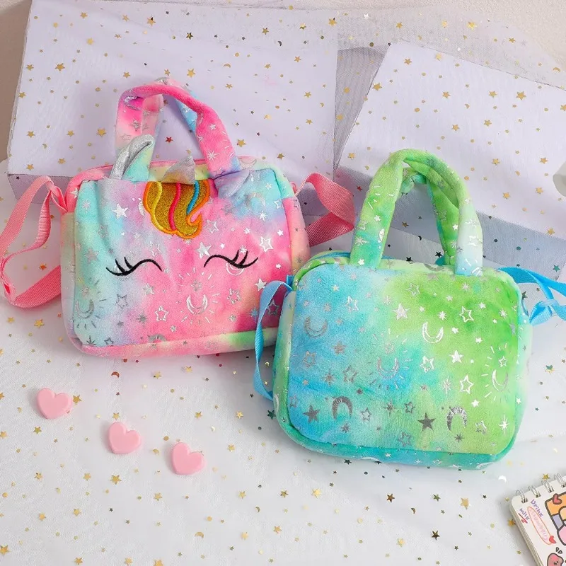 Sacs à main licorne doux pour filles, joli sac à bandoulière pour enfants, cadeau pour petites filles, petit sac à main