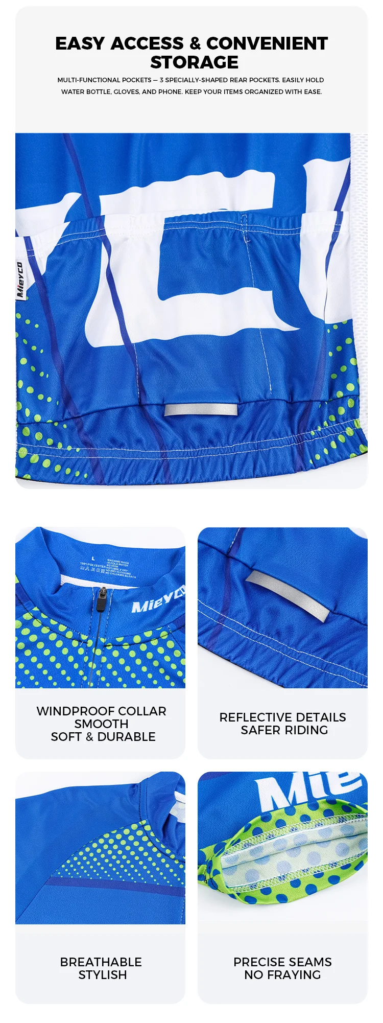 Atmungsaktives Radtrikot-Set für Herren, Trainingsanzug, MTB-Rennsport, Fahrrad-Outfit, kurze Fahrradbekleidung, Sommer – Detail 7