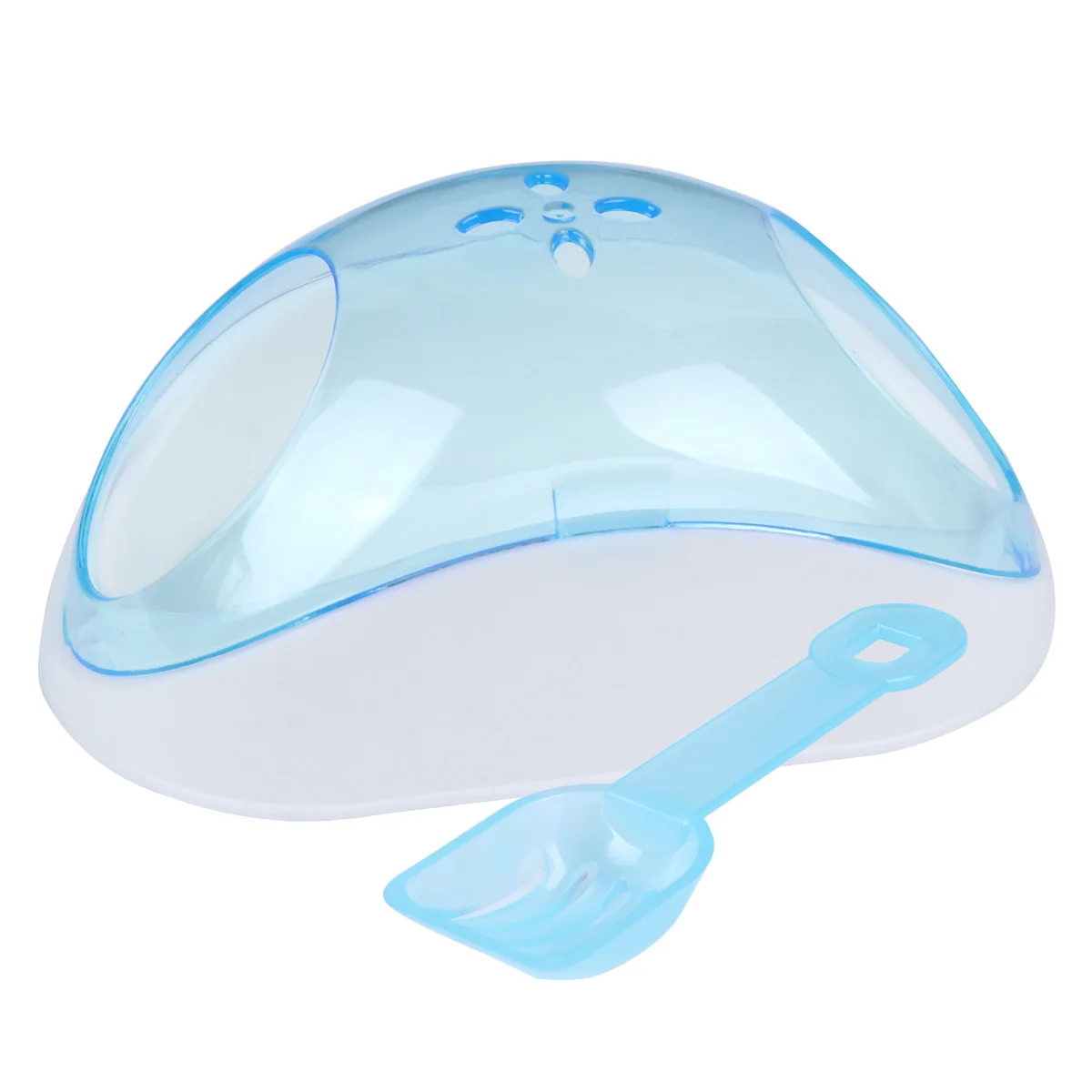 

Pet Tub Set Small Sand Bath House for Hamster Chinchilla Durable Eco Friendly Plastic Portable Travel Home Use