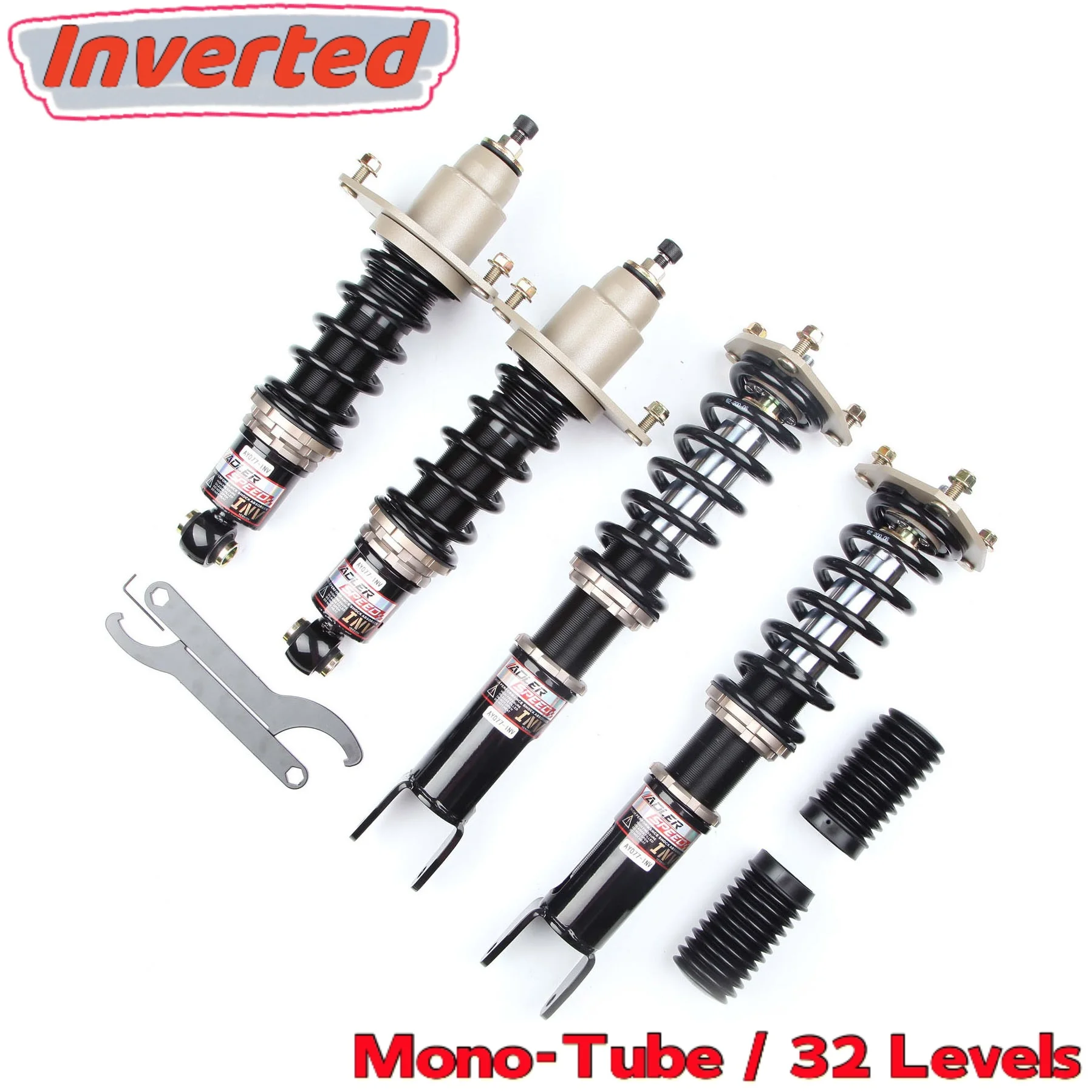 

ADLERSPEED Inverted Coilovers Lowering Suspension 32 Ways Adj for Mazda MX-5 Miata NC 06-14