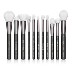 Clavier Premium Makeup Brushes Cosmetic Powder Eye Shadow Foundation Blush Contour Beauty Tools Professional Soft Fluffy Brush