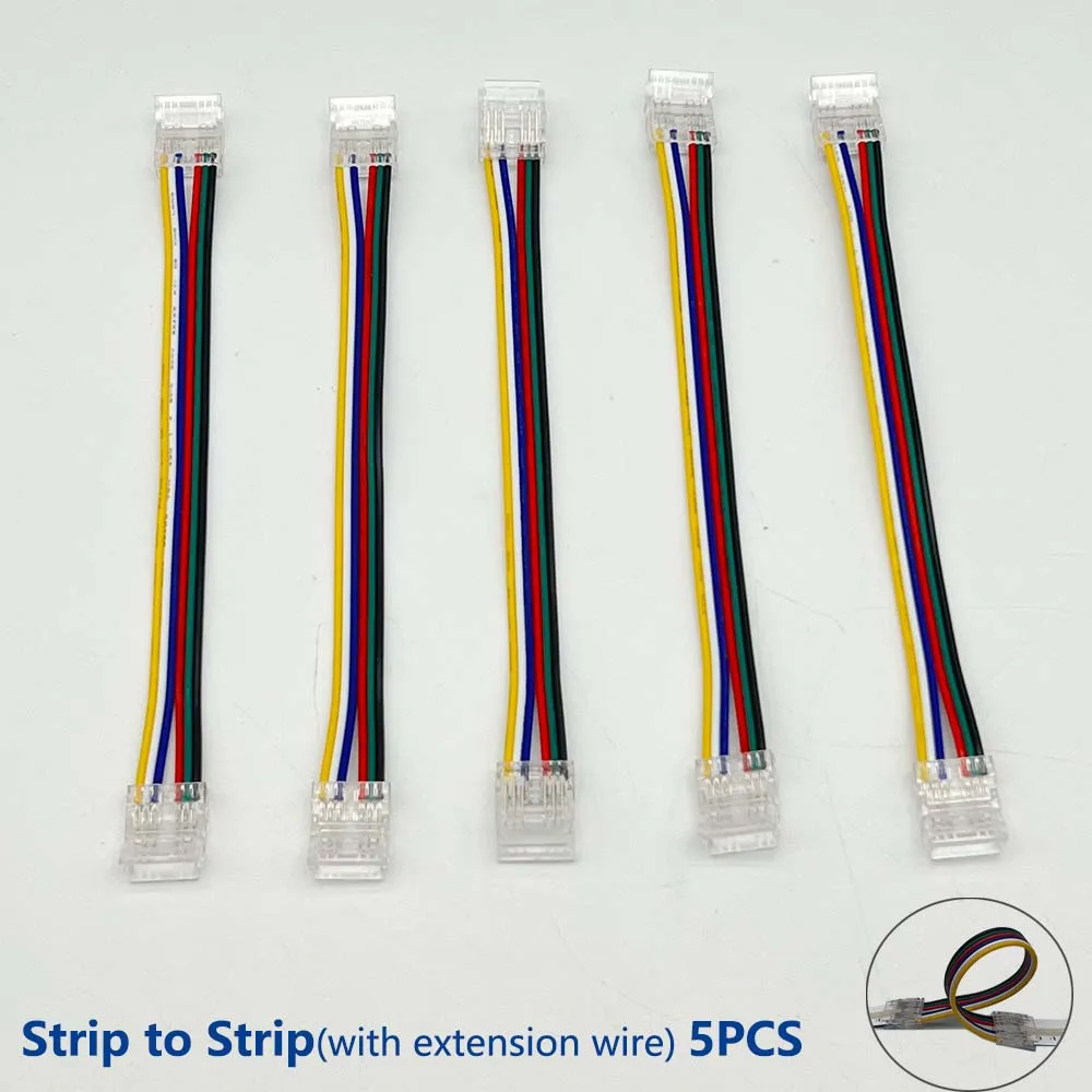 5PCS 6Pin COB LED Strip Connector