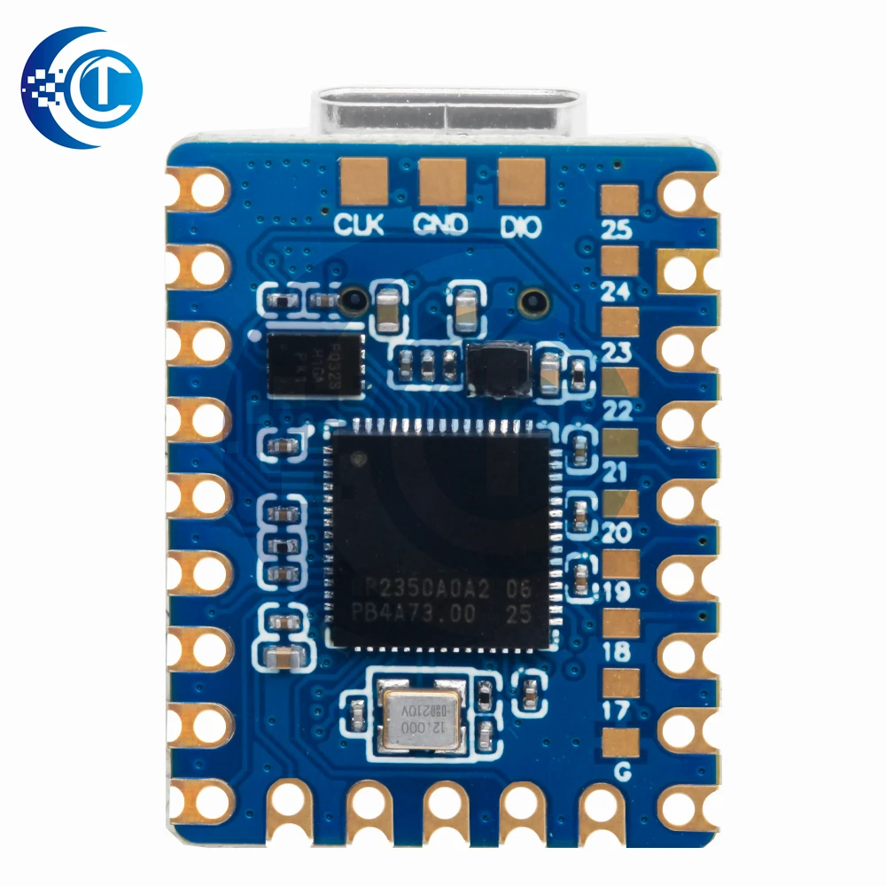 1/2 szt./3 szt. RP2350-Zero Mini – płytka programistyczna RP2350 oparta na Raspberry Pi RP2350A, dwurdzeniowa, z wbudowaną pamięcią 520 KB i 4 MB pamięci flash, z portem Type-C. — zdjęcie produktu 6