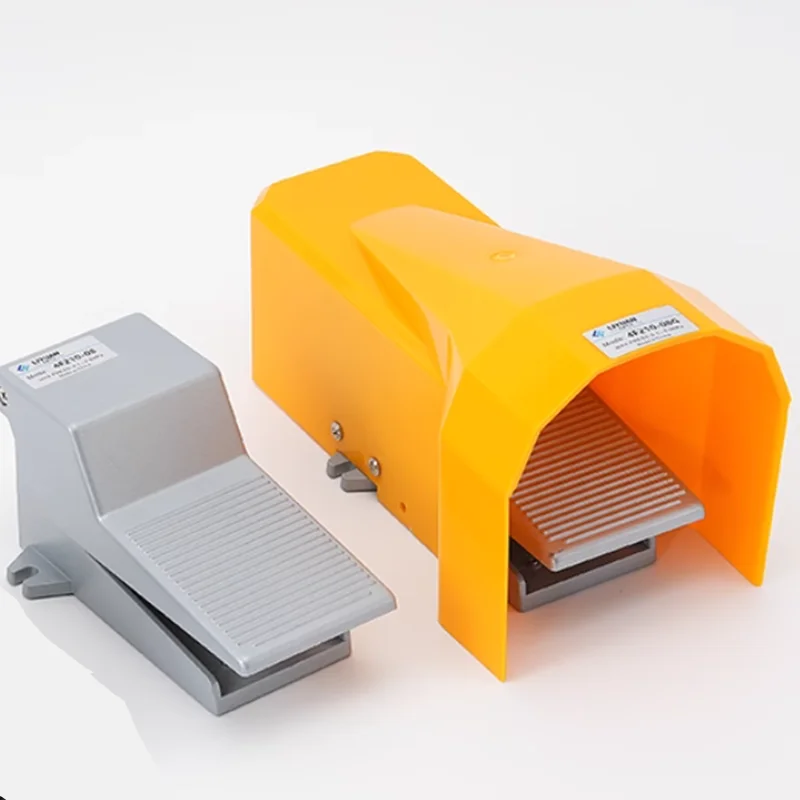 

Pneumatic foot switch 4F210-08G 4F210-08LG with protective cover 4F210 5/2 Way cylinder controller self resetting self-locking