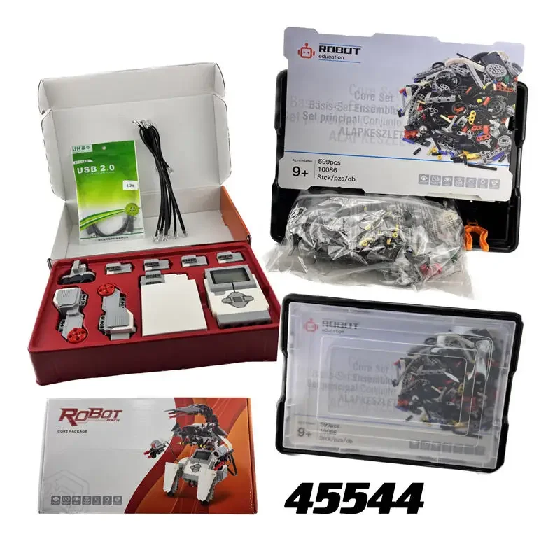 Kids Toys 2024 EV3 Core Set Robot Compatible With EV3 Graphical Programming Scratch3.0  No.45544