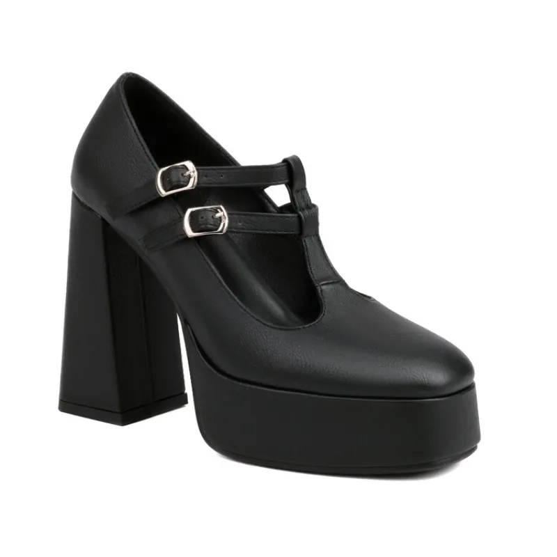 

Женские туфли на высоком каблуке. Толстый каблук. Супер высокий каблук. Платформа. Простые одиночные туфли. Увеличение высоты для банкета и свадьбы.