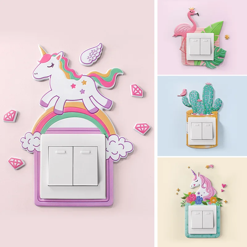 Luminous Cartoon Switch Sticker: The Secret Upgrade My Kid’s Bedroom Needed